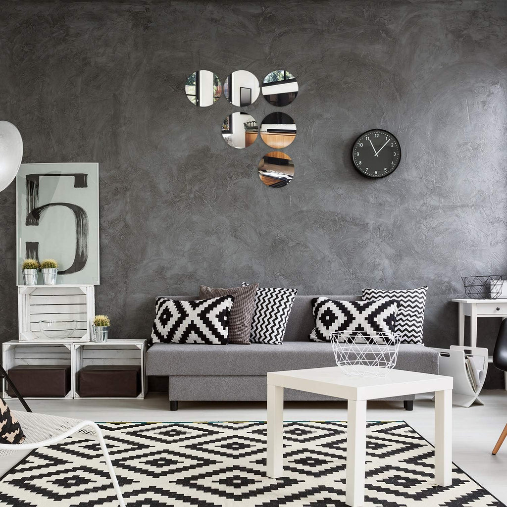Glass Round Mirror — 6" - View 7
