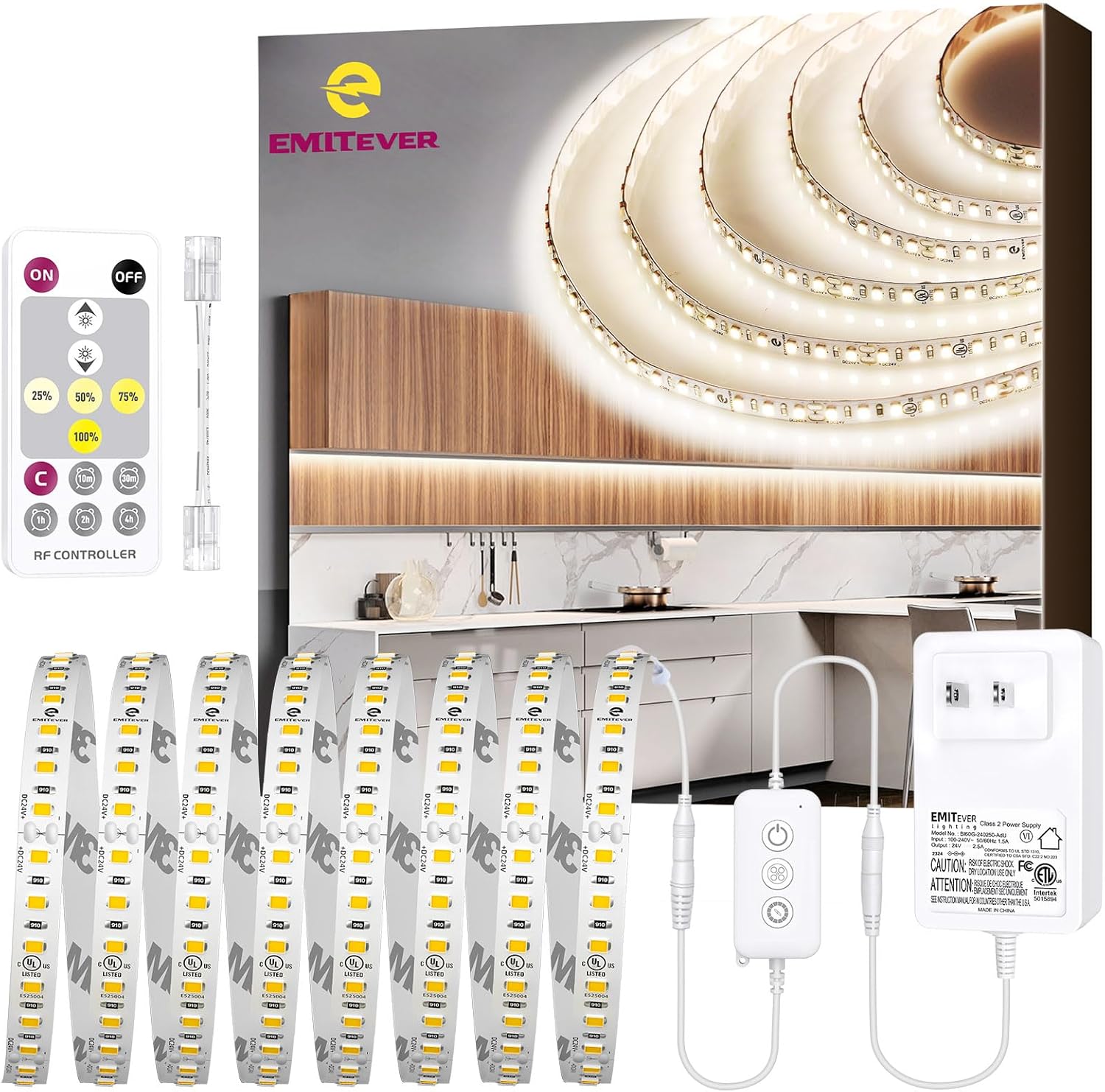 Metal LED Strip Lights — 4000K KIT