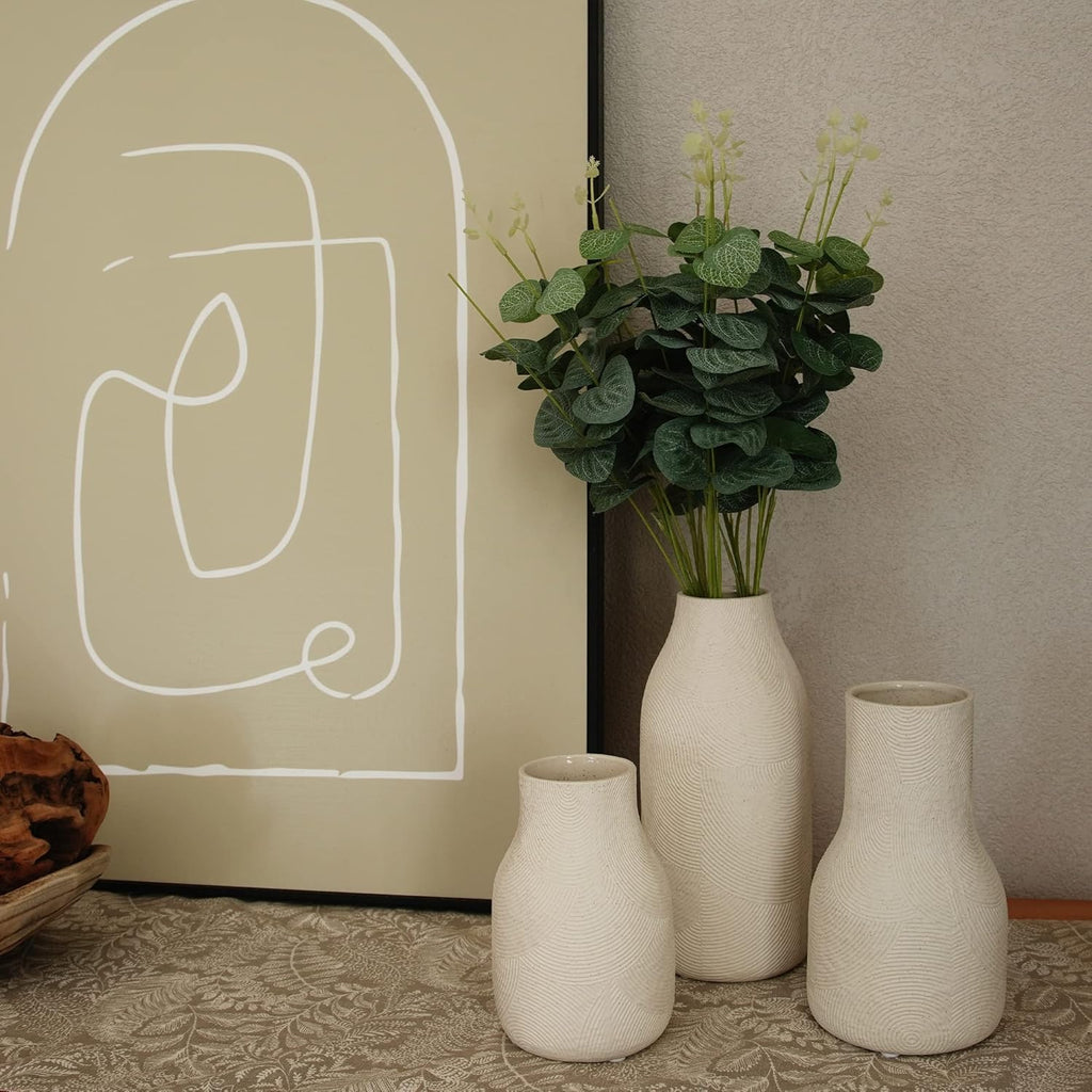 Boho Red Decorative Vase — Set of 3 - View 8