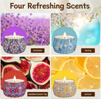 Soy Wax Wax Scented Candle - View 2