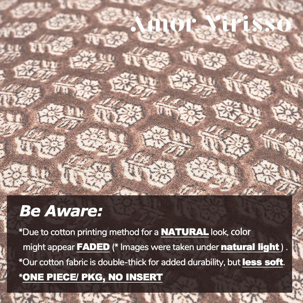 Farmhouse Beige Throw Pillow Cover — 18" - View 5
