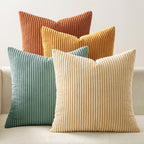 Boho Beige Throw Pillow Cover — 18"