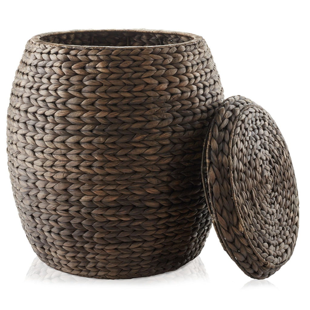 Handwoven Boho Brown Throw Pillow