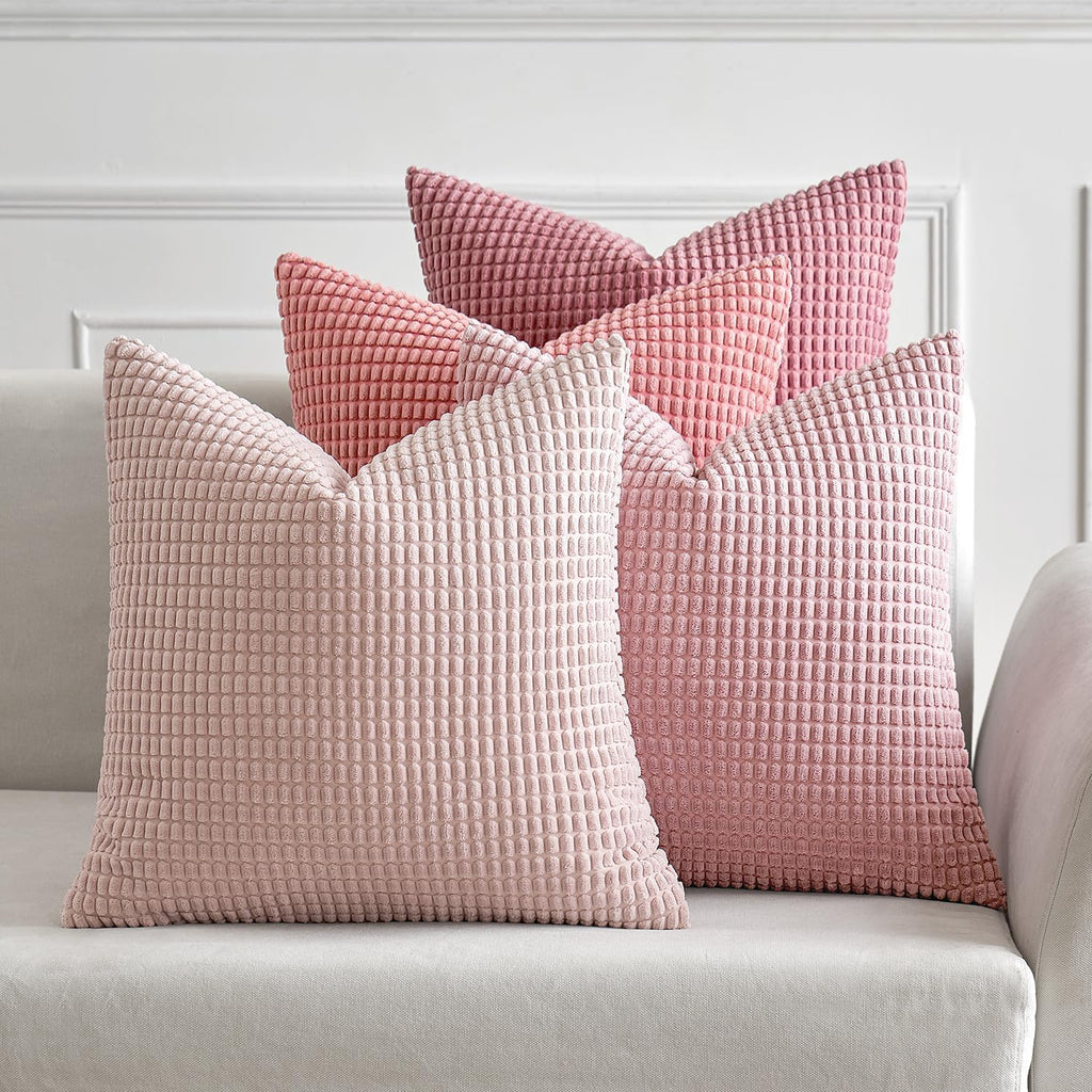 Boho Beige Pillow Cover — 18" — 20" x 20" (Pack of 4)