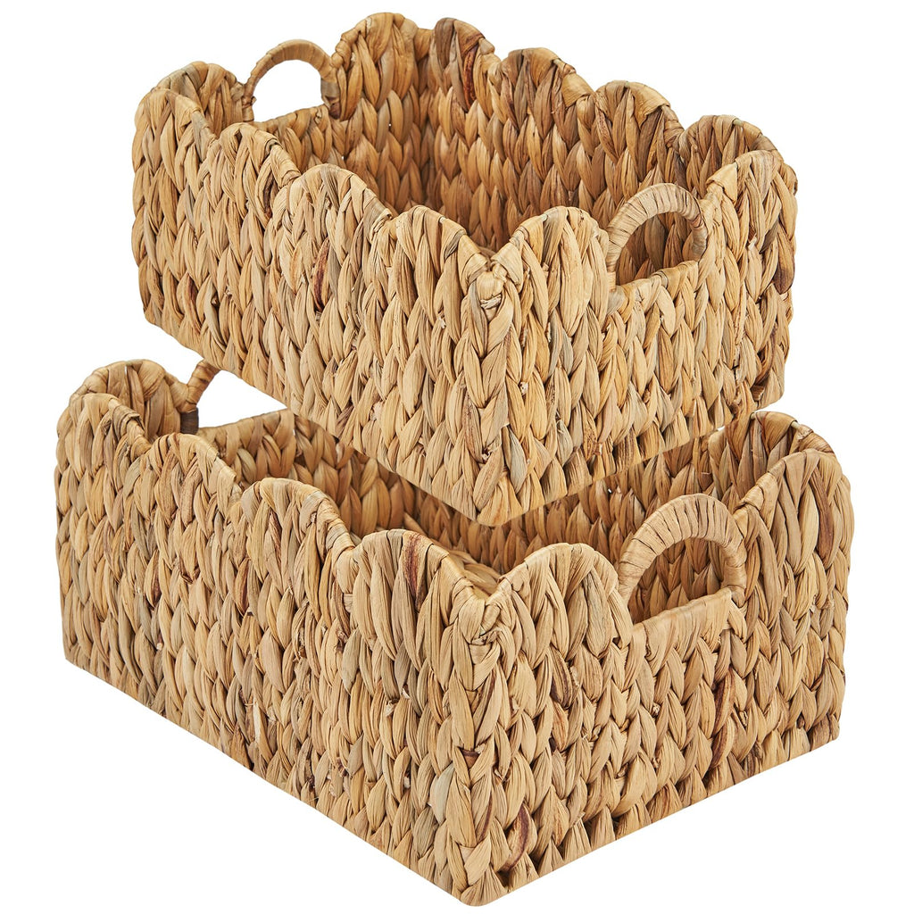 Handwoven Boho Beige Vase — 7"