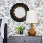 Round Luxe Glass Wall Mirror — 21" - View 4