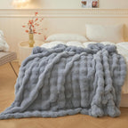 Luxe Beige Throw Pillow — 60" — 60" X 80"