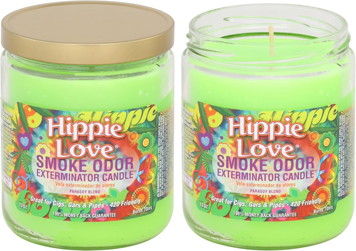 Wax Candle — 2 Pack