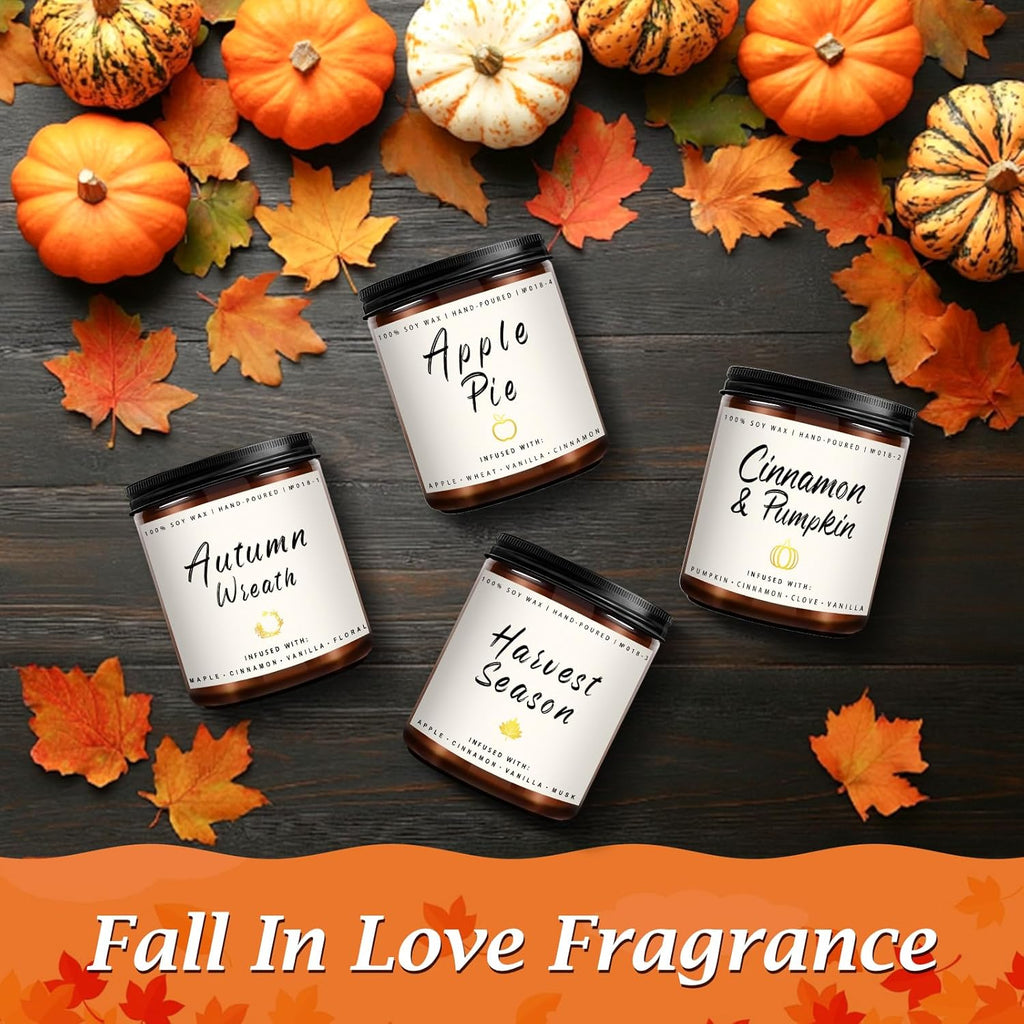Soy Wax Scented Candle — Set of 4 - View 3