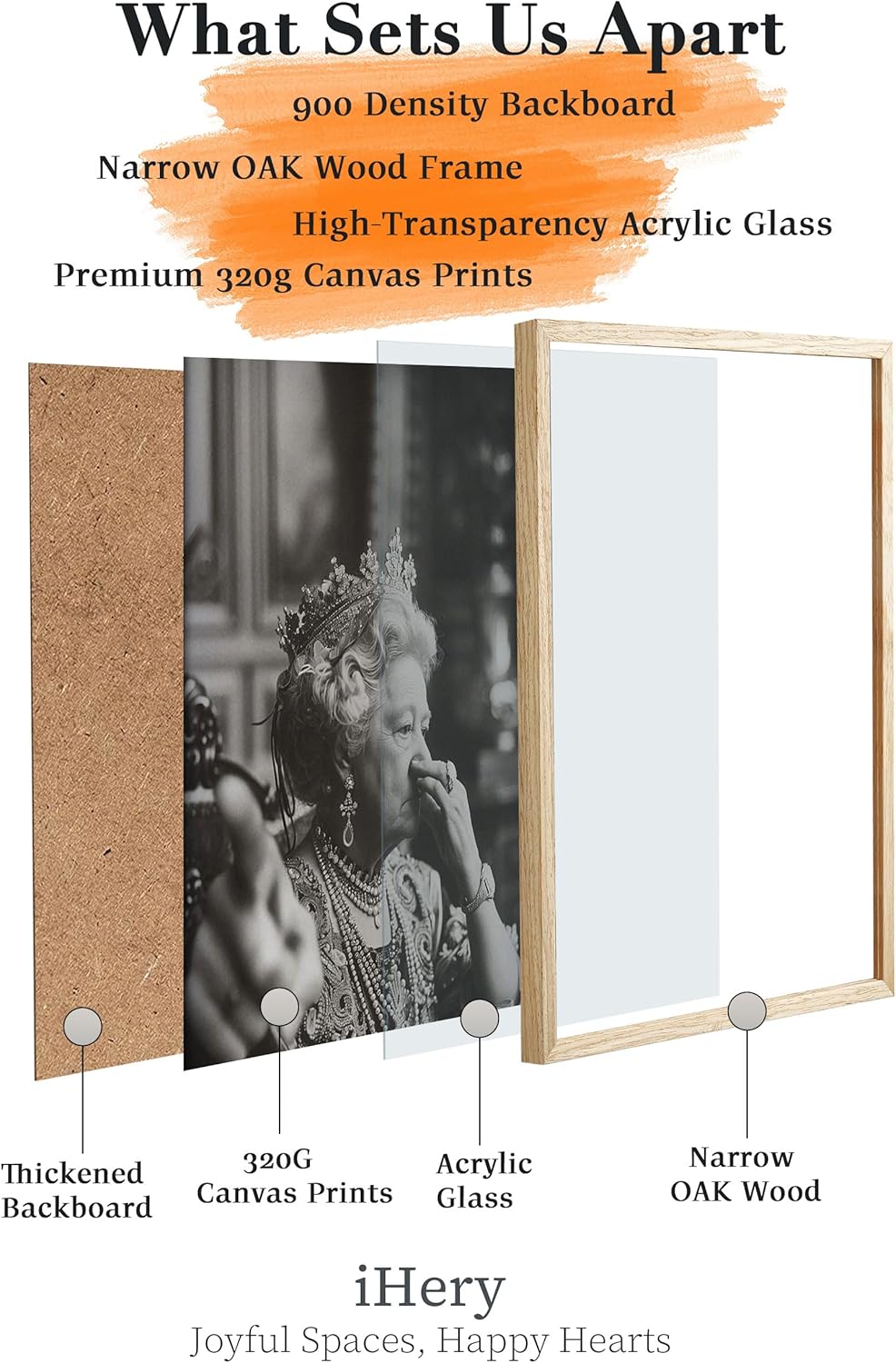 Framed Gold Wall Art — 16" - View 3