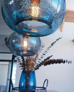 Farmhouse Blue Pendant Light — 7" - View 9