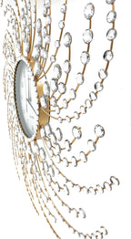 Battery Operated Luxe Glass Wall Clock - View 5