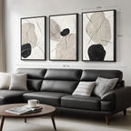 Framed Modern Beige Wall Decor — 24" - View 2