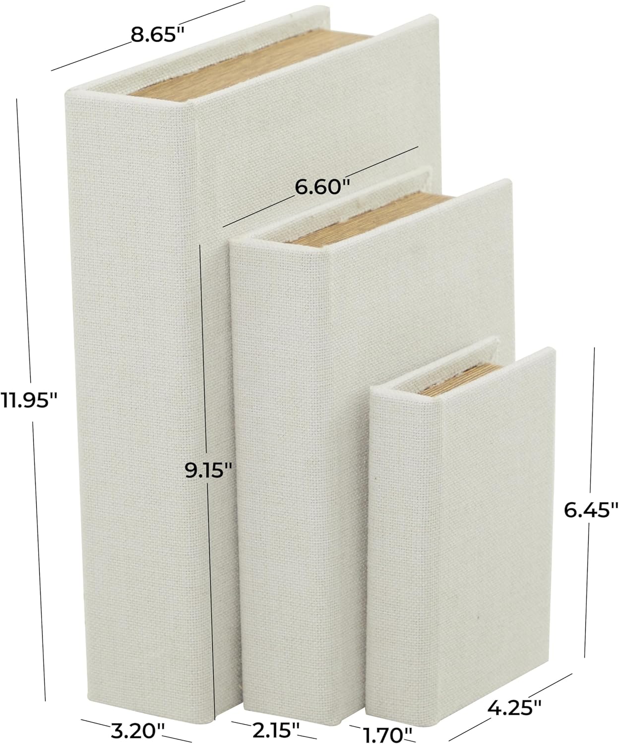 Linen Brown Home Decor — 12" - View 6