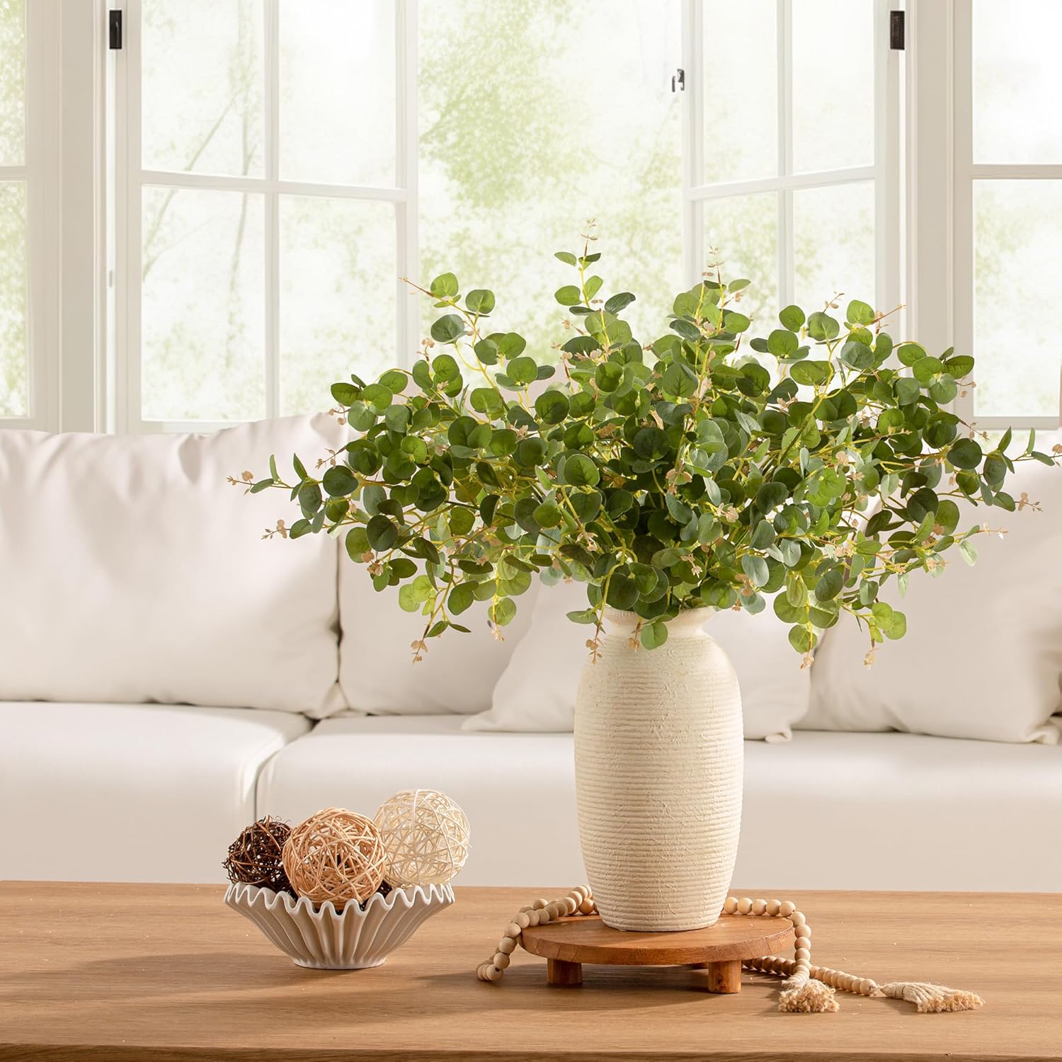 Farmhouse Black Flower Vase — 12.5" - View 7