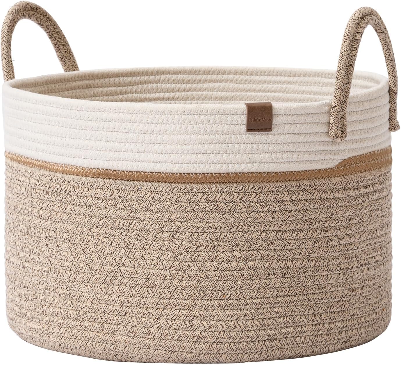 Boho Beige Throw Pillow — 14" — White & Desert