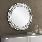 Beveled Luxe Silver Wall Mirror — 32" - View 6