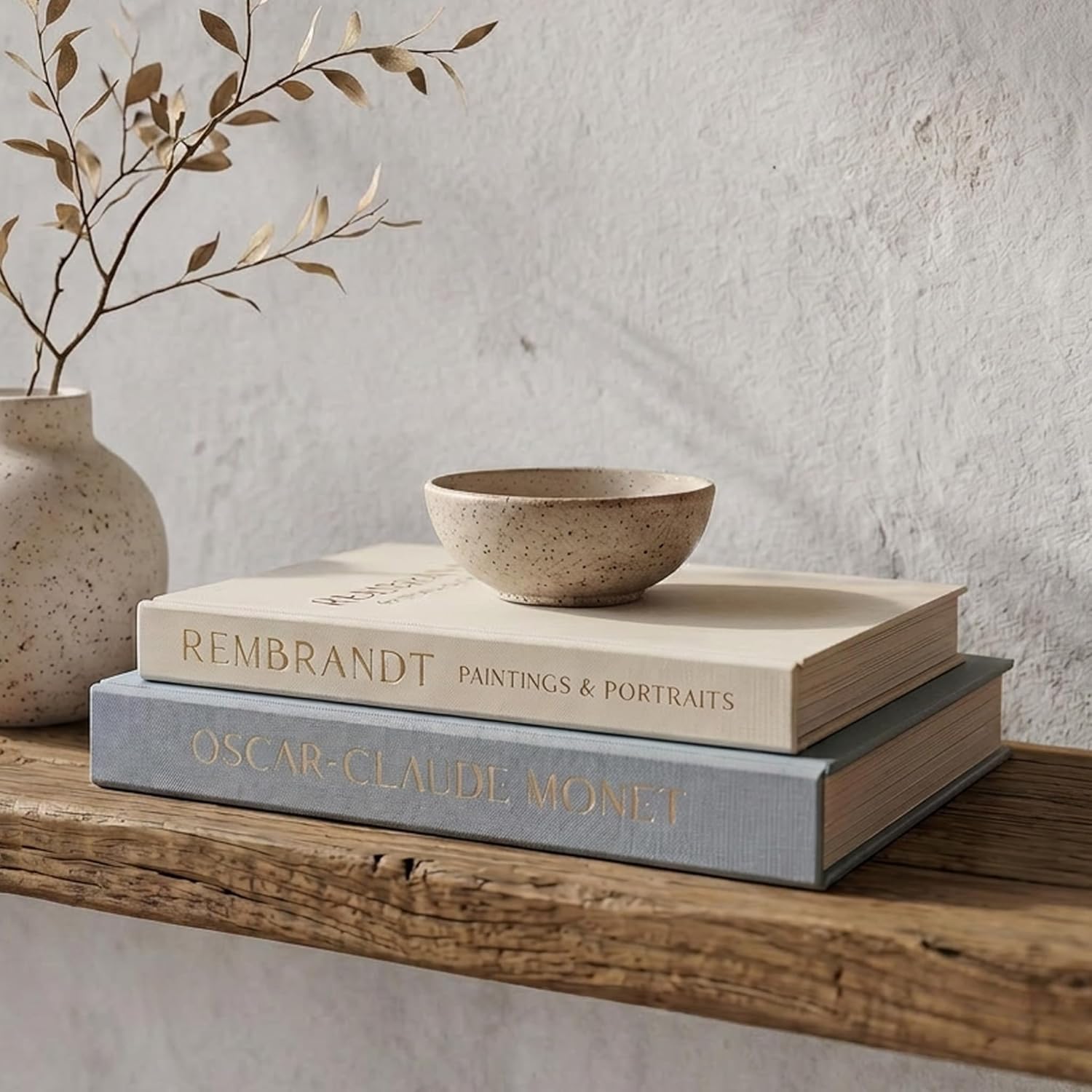 Linen Modern Beige Storage Basket — Set of 2 — Blue-beige