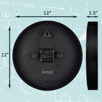 Battery Operated Wall Clock — 12" - View 6
