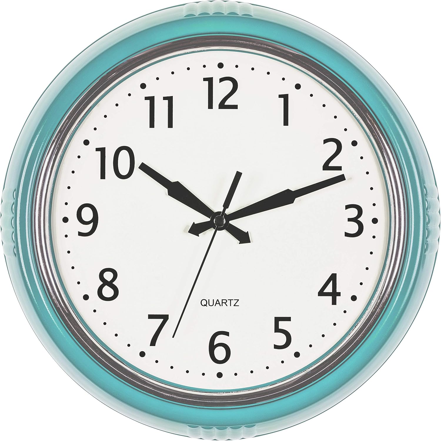 Battery Operated Mid-Century Wall Clock — 50" - View 2