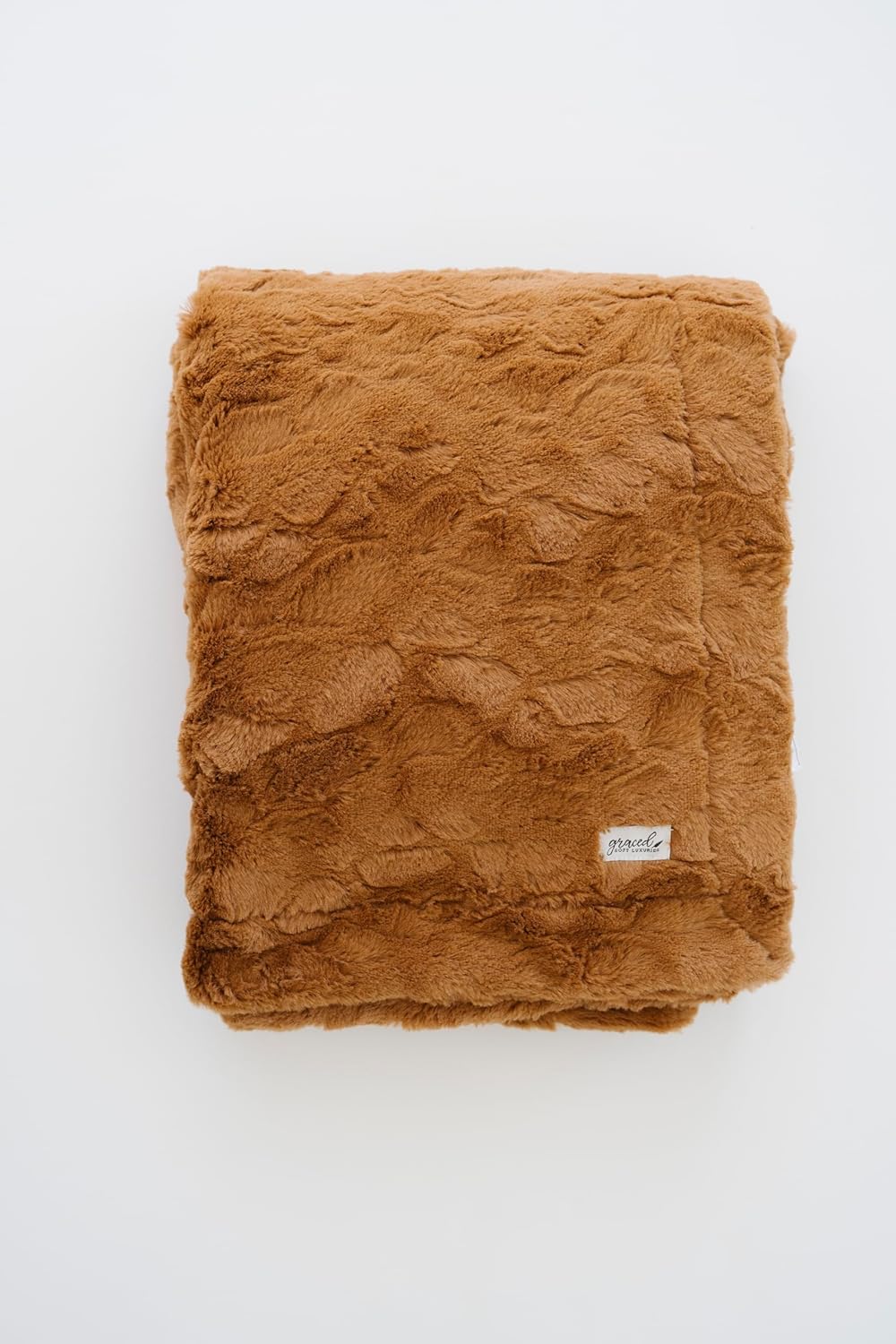 Modern Blue Throw Pillow — 60" — Camel