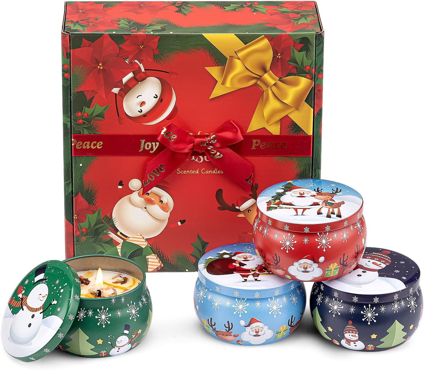 Scented Wax Candle Set — Christmas