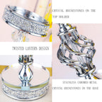 Luxe Silver Pillar Candle - View 2