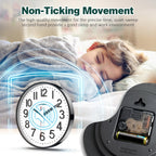 Battery Operated Wall Clock — 12" - View 4