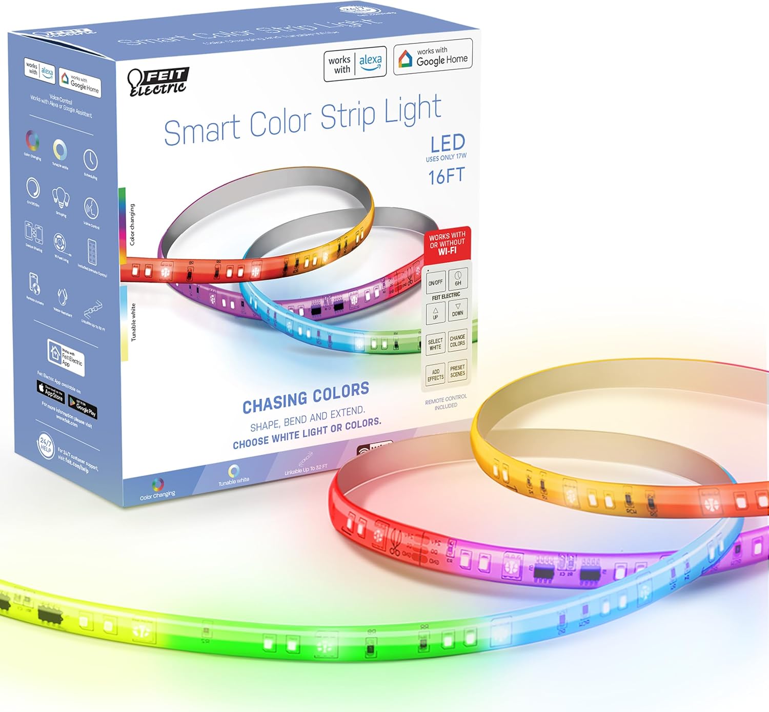 Smart Metal LED Light Strip — 16FT