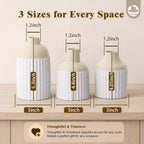 Boho Beige Decorative Vase — Set of 3 - View 3