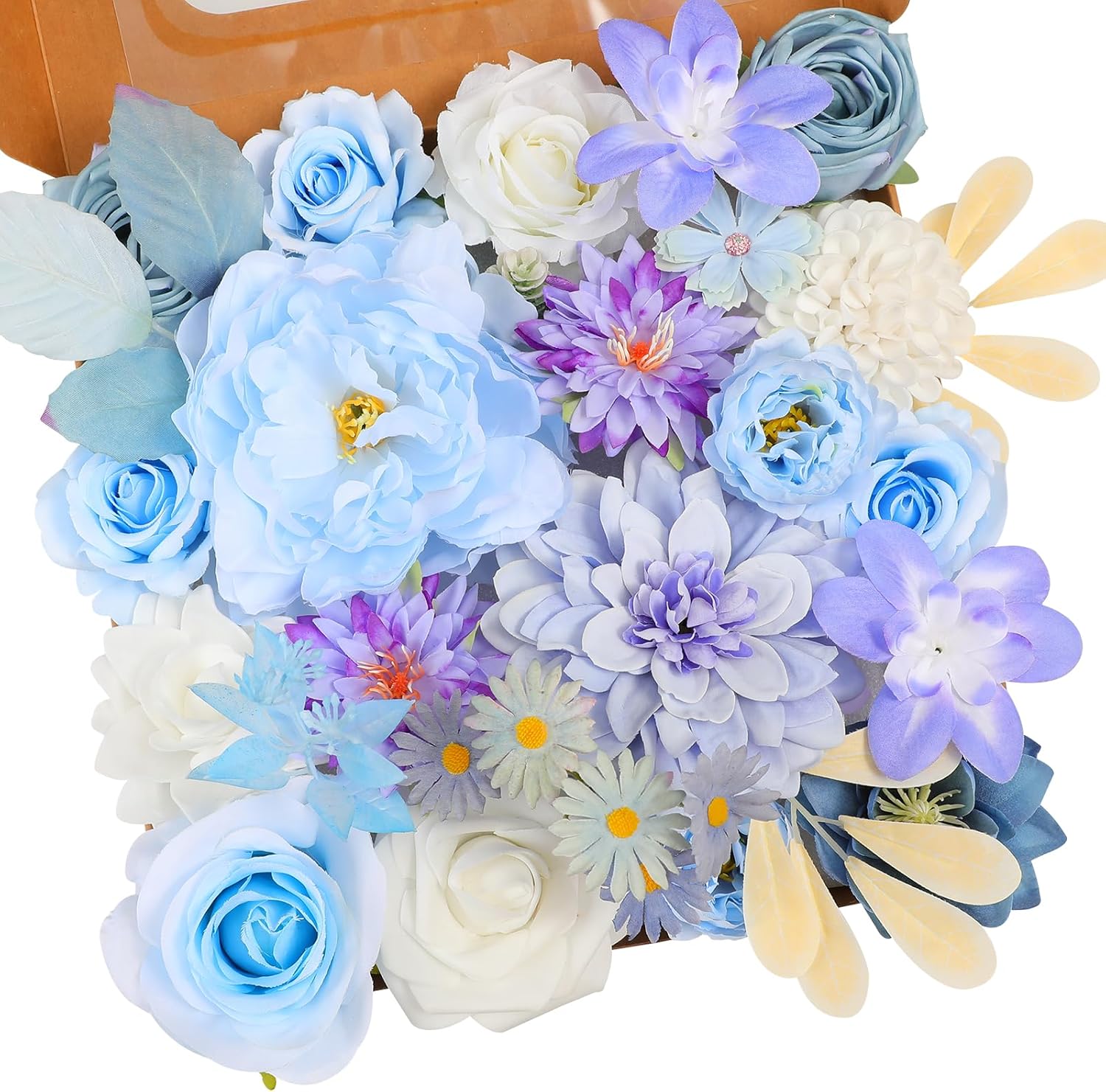 Blue Artificial Flowers — Blue&purple