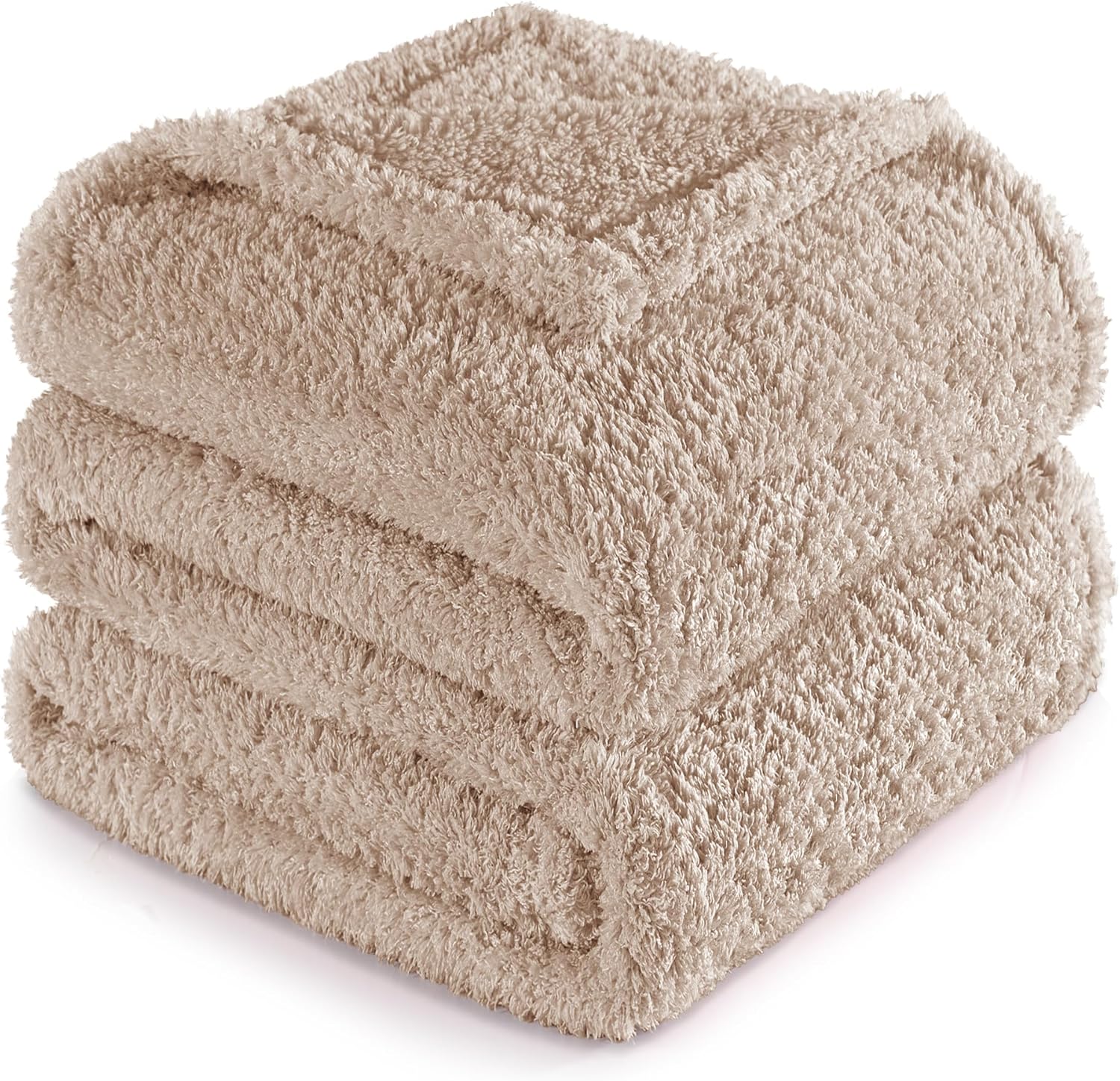 Beige Throw Pillow — 50" — Camel