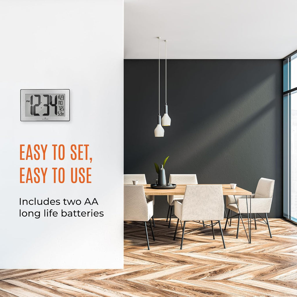 Mid-Century Metal Wall Clock - View 6