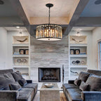 Luxe Glass Chandelier — 16" - View 6
