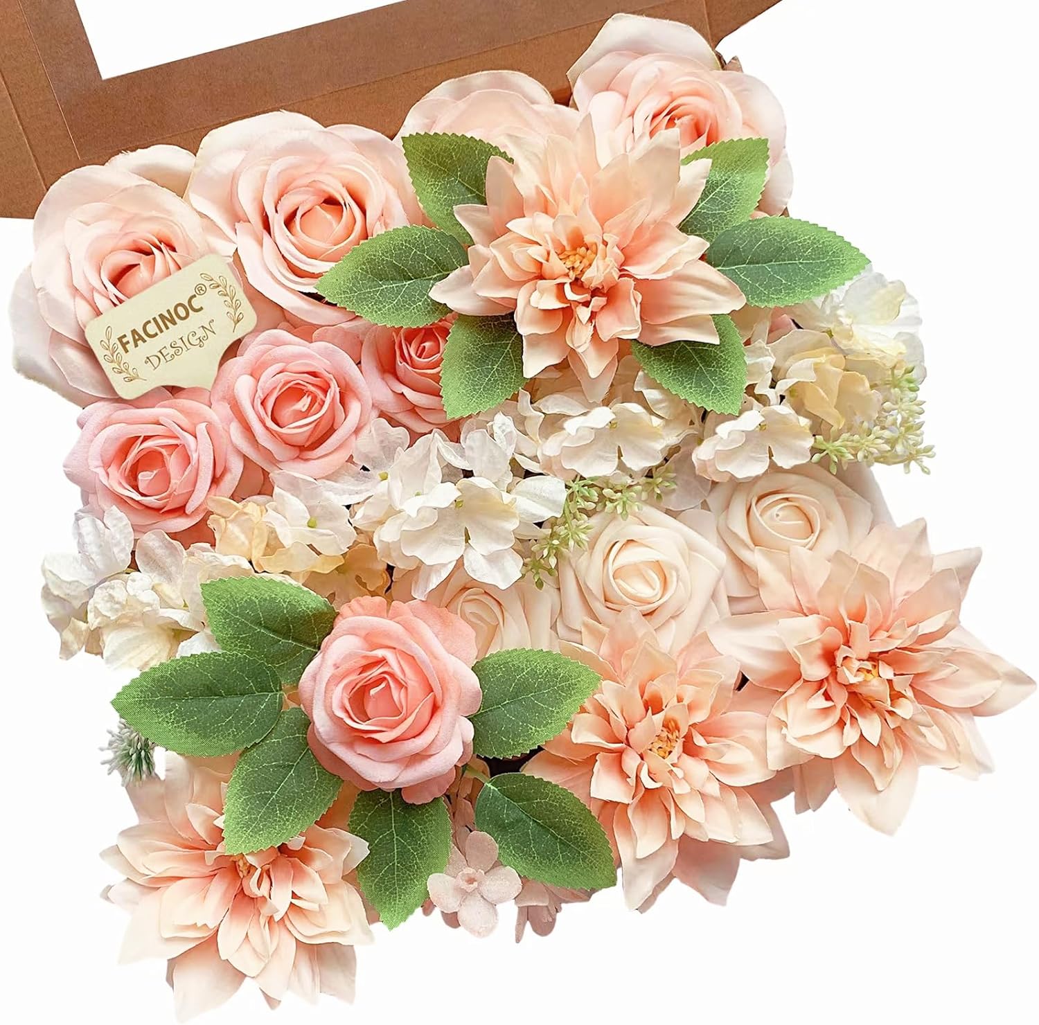 Beige Artificial Flowers — P (Peach, Pink)