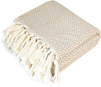 Boho Beige Throw Pillow - View 5