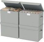 Beige Storage Bin — 2x7 — Small（4 Pack）
