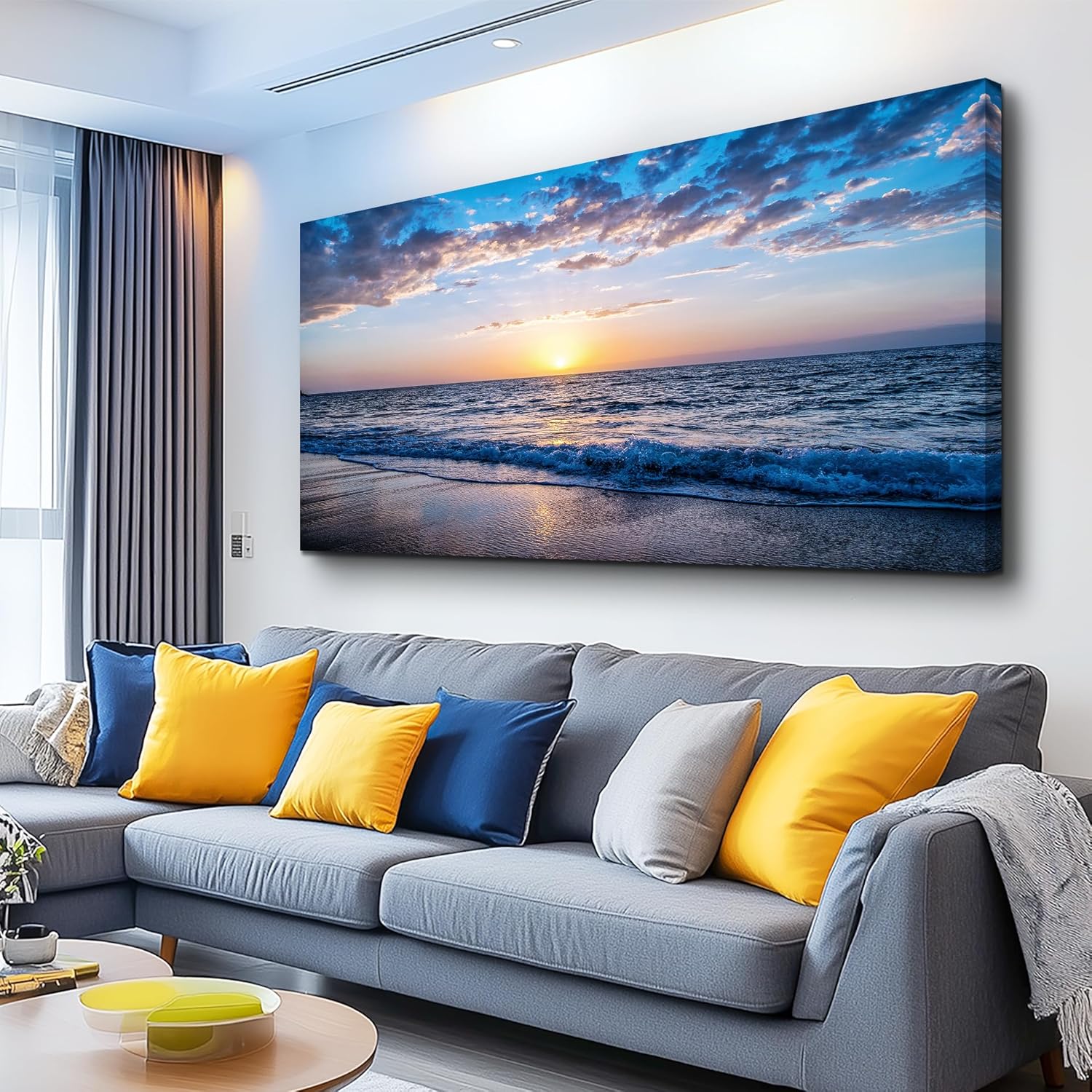 Beige Wall Decor — 40" — 60"L x 30"W