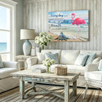 Framed Farmhouse Wood Canvas Wall Art — 12" - View 4
