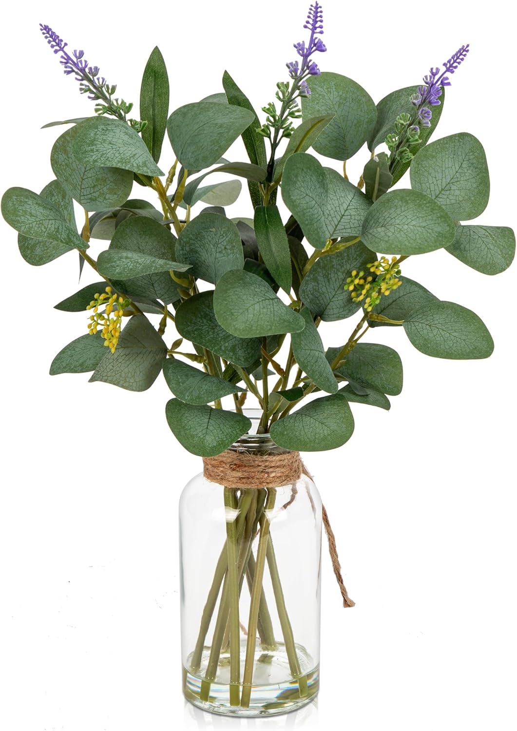 Farmhouse Black Artificial Plant — 14" — Seagreen