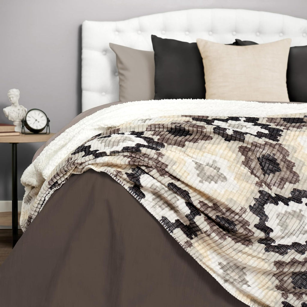 Beige Throw Pillow — 50" - View 7