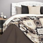 Beige Throw Pillow — 50" - View 7