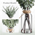 Farmhouse Glass Artificial Plant — 5" - View 3