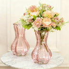 Pink Flower Vase — 8" - View 7