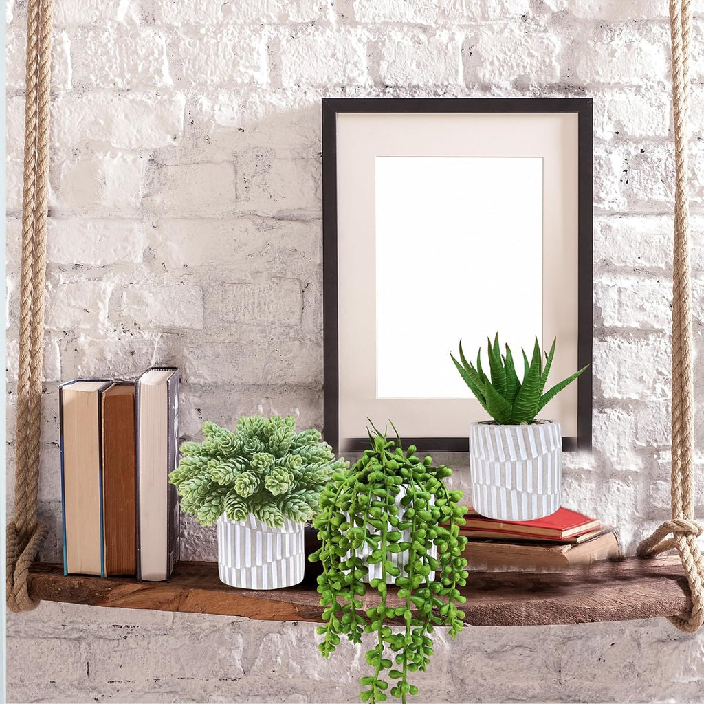 Modern Stone Faux Succulent - View 6