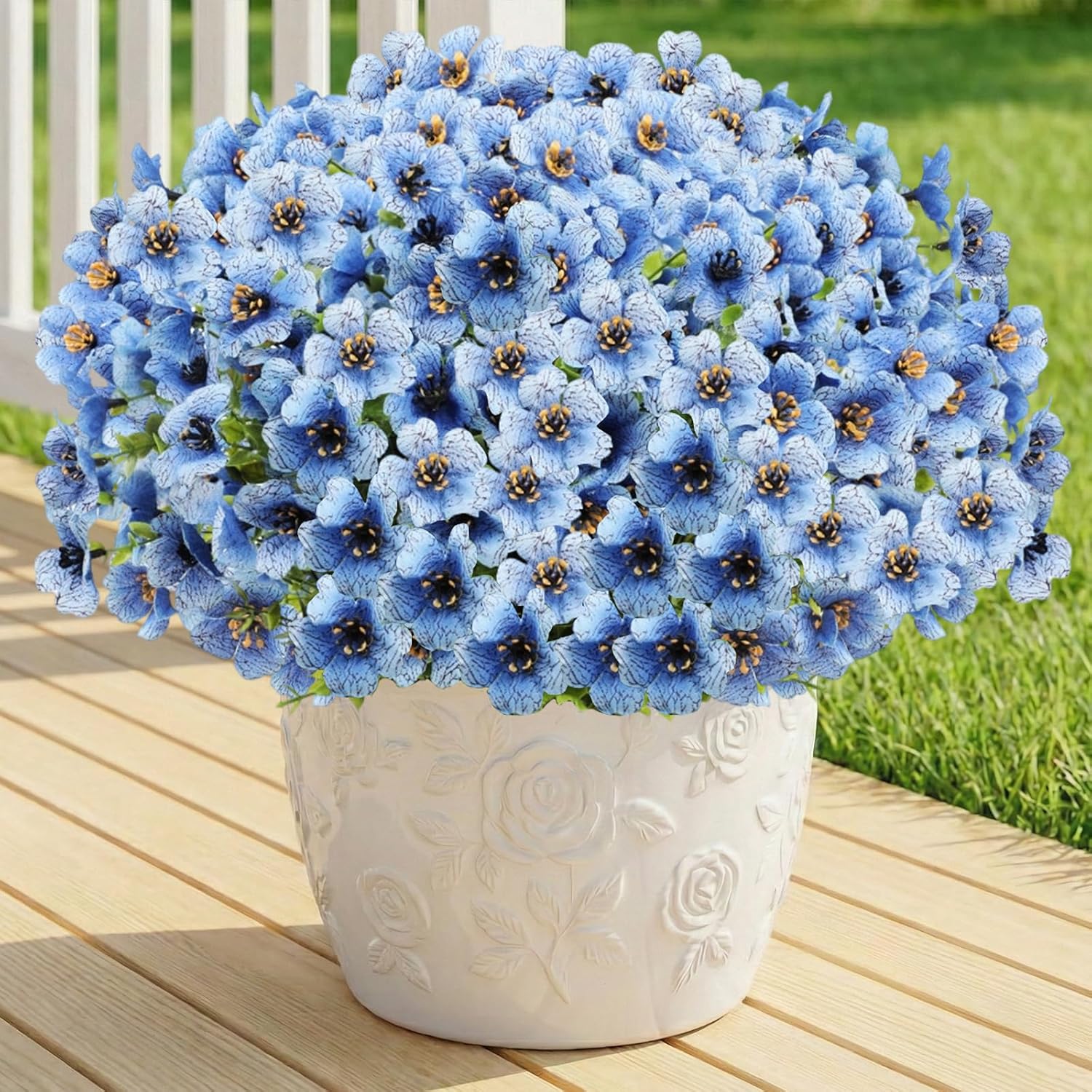 Blue Artificial Flowers — Blue