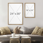 Framed Boho Fabric Wall Art — 16" - View 6