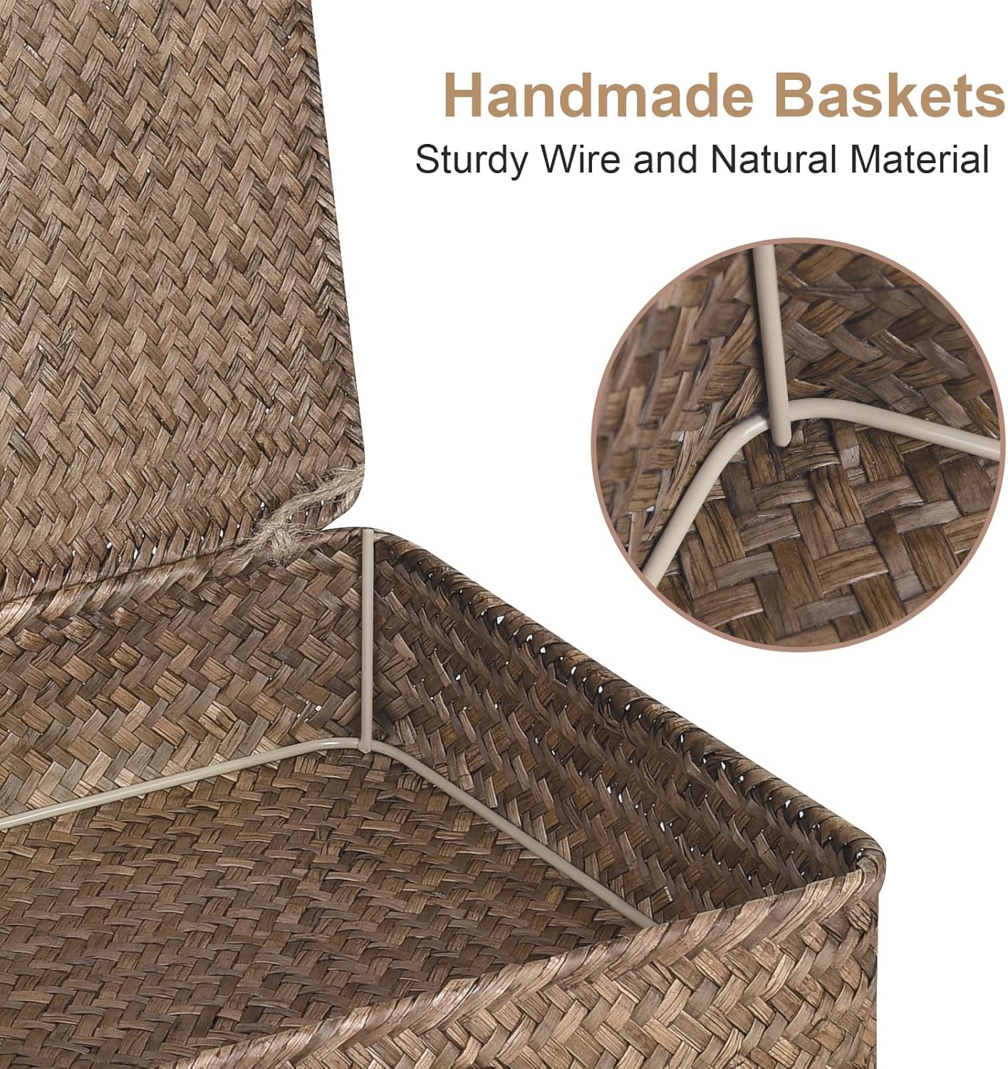Boho Brown Storage Bin — Set of 2 - View 2