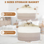 Boho Beige Throw Pillow — 22" - View 5