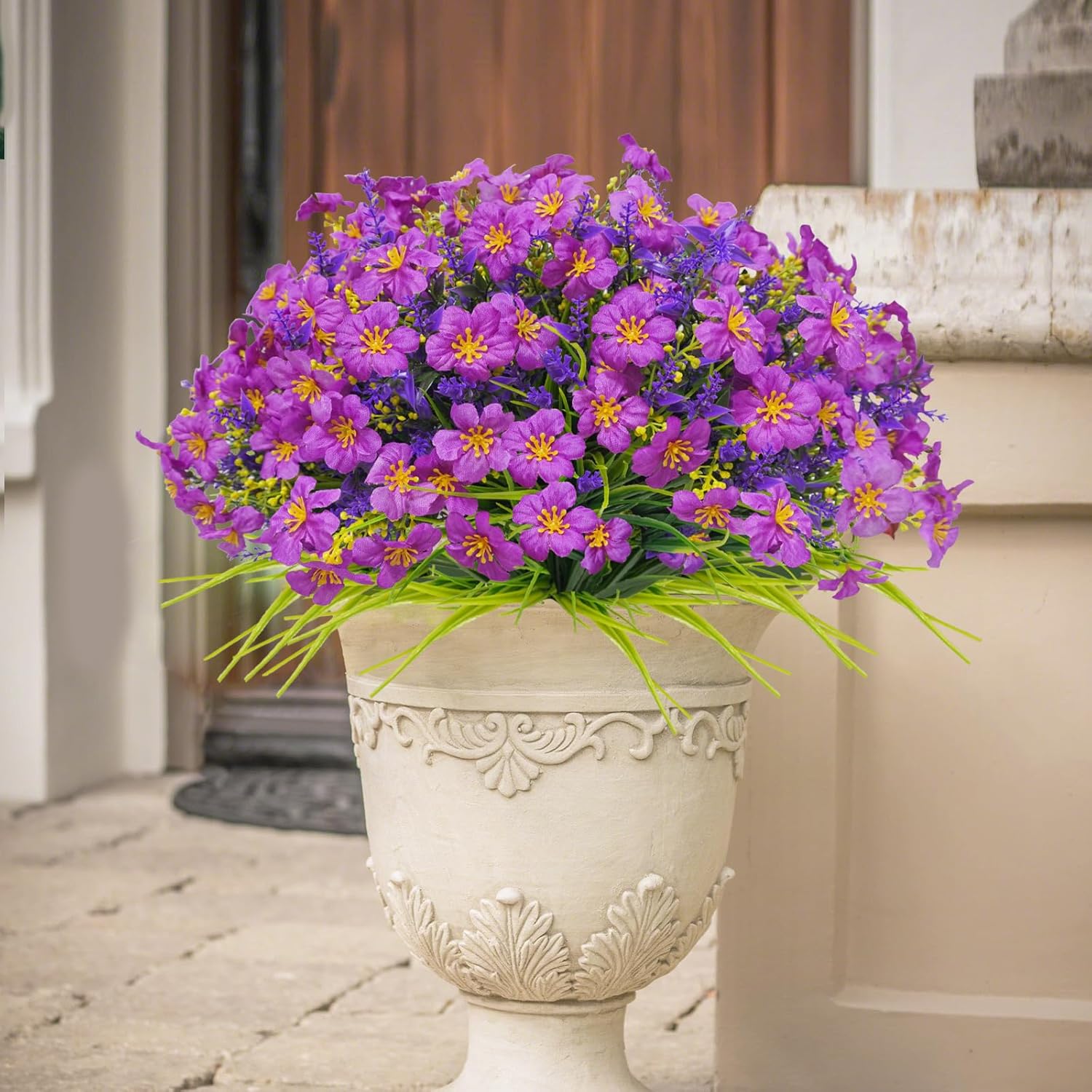 Pink Faux Plant — Purple